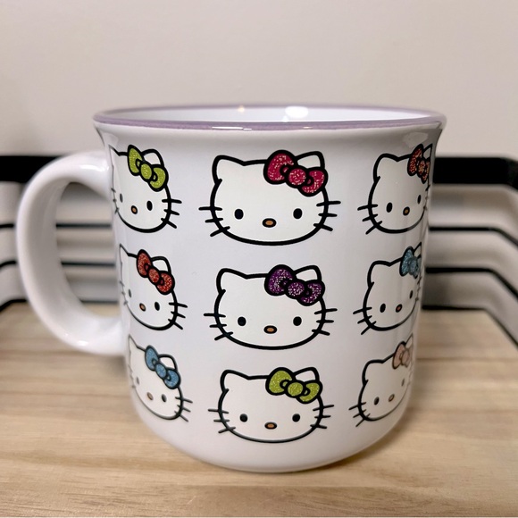 Hello Kitty, Sanrio, 20oz., Ceramic, Graphic, Icon, Camper Mug. - Picture 2 of 8